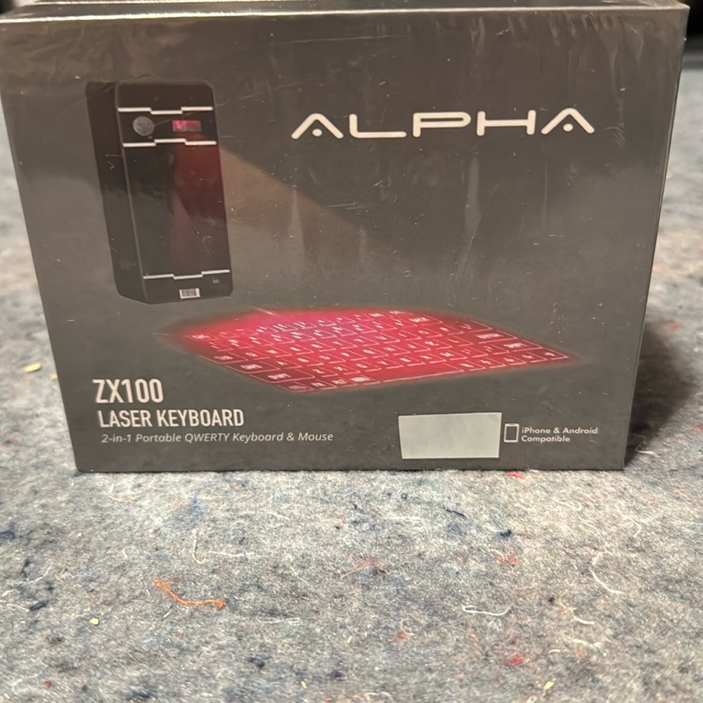 Laser keyboard